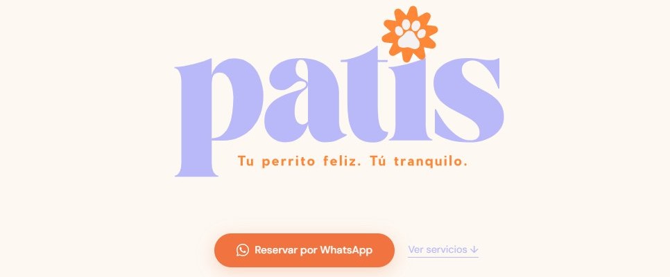 Captura de la web patis.es